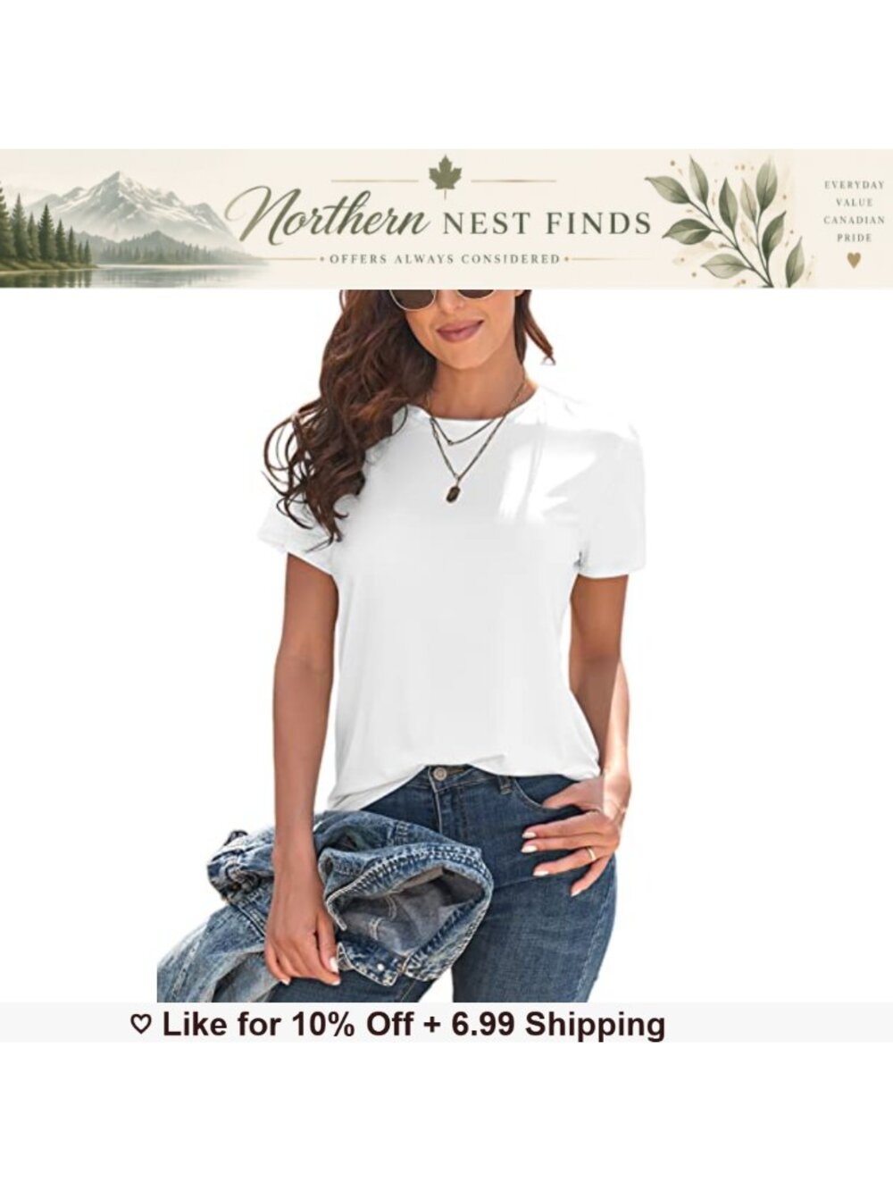 Women's UPF 50+ Short Sleeve T-Shirt Loose Fit Casual Summer Tee